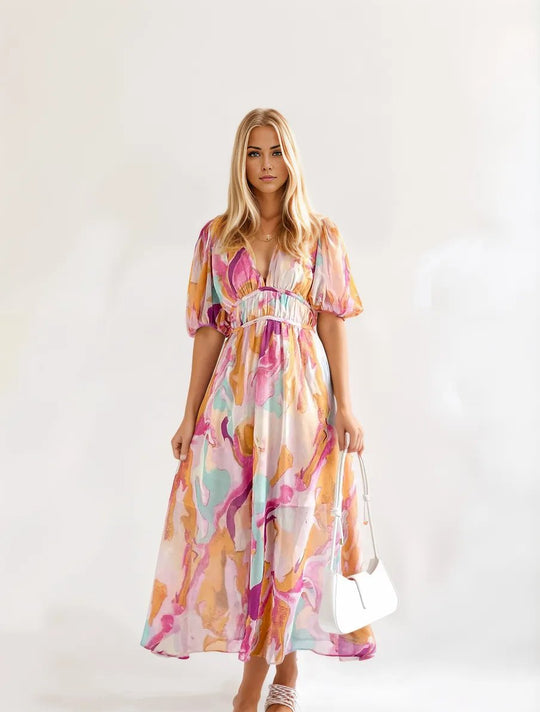 Sommertraum Aquarellkleid