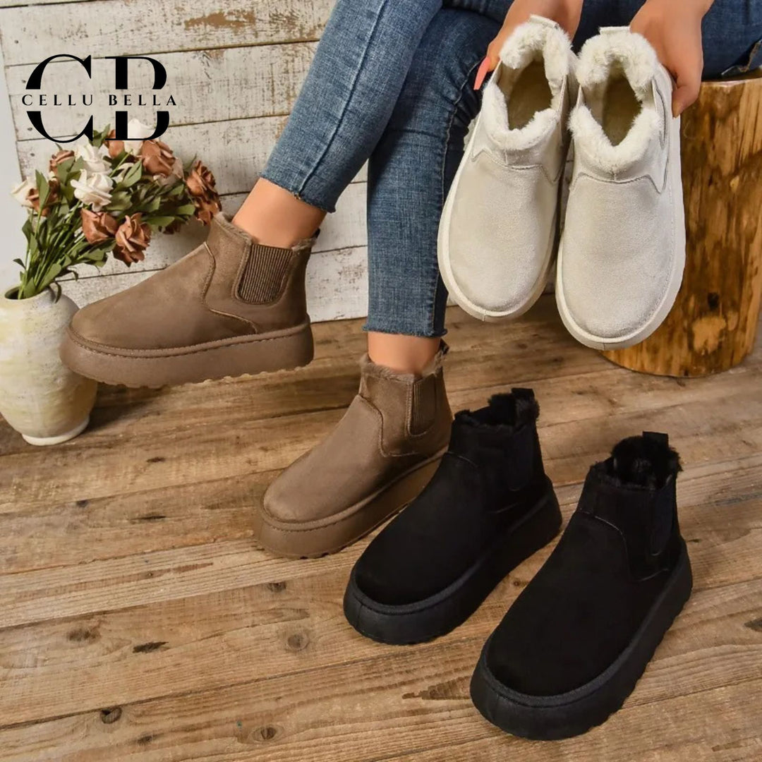 Winterveilchen Soft Boots – Eleganz und Wärme für jede Gelegenheit in Braun