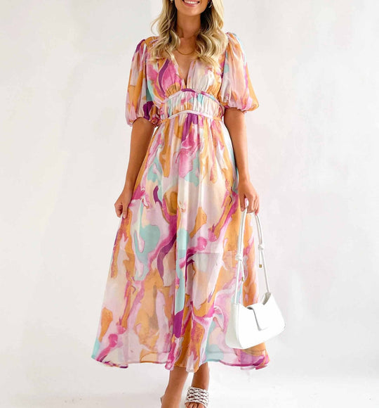 Sommertraum Aquarellkleid