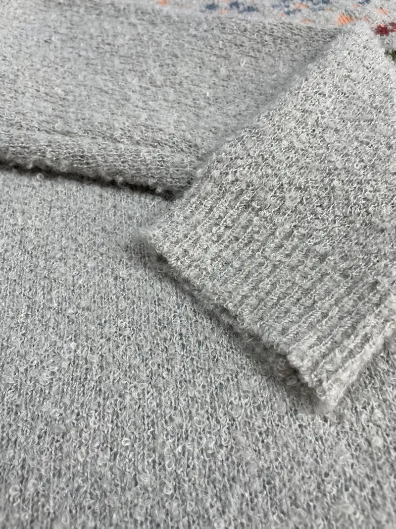 Gemütlicher Langarm-Rundhals-Pullover
