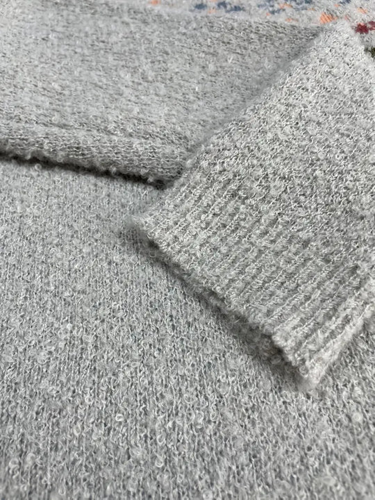 Gemütlicher Langarm-Rundhals-Pullover